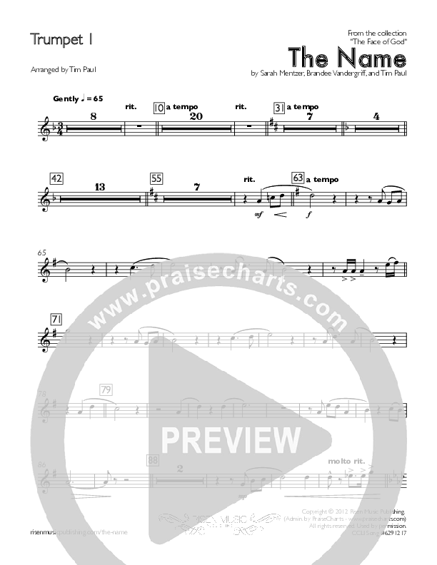 The Name Trumpet 1 (Concord Worship)