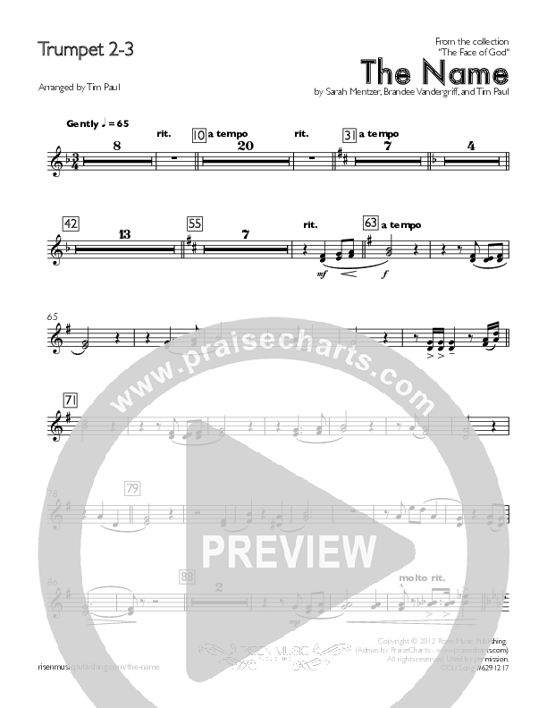 The Name Trumpet 2/3 (Concord Worship)