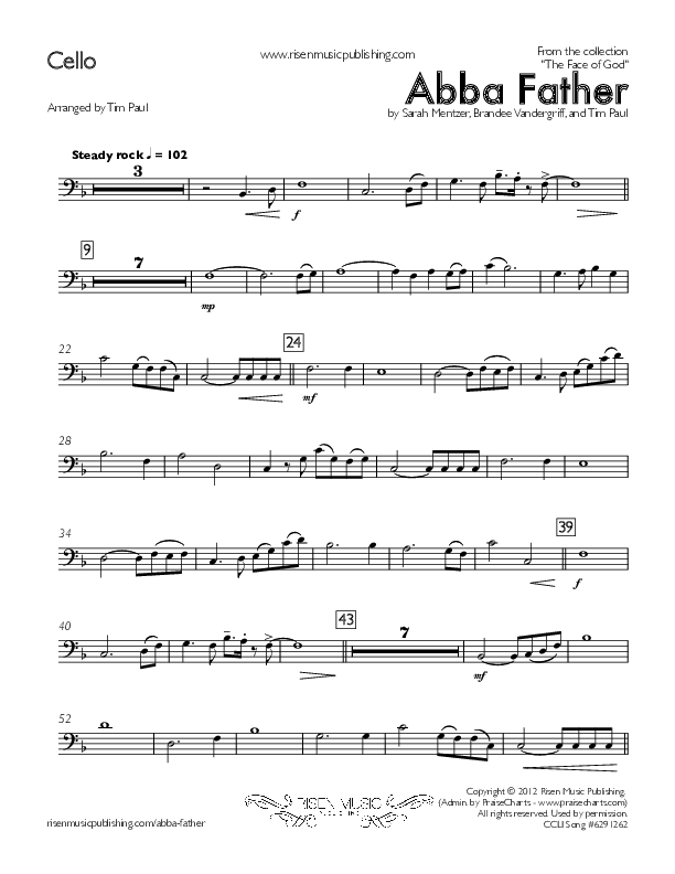 Abba Father Cello (Concord Worship)