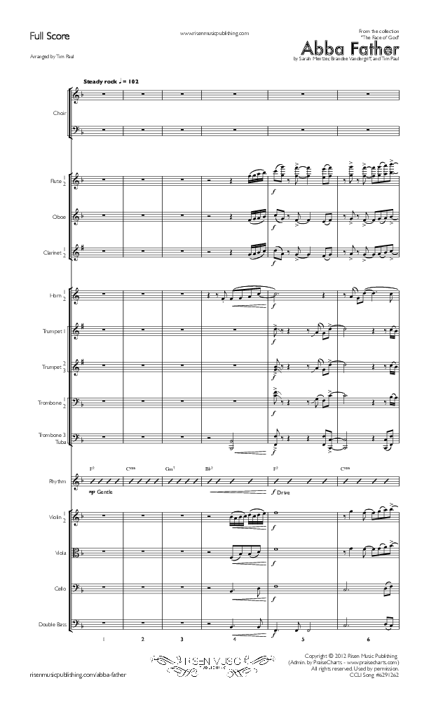 Abba Father Orchestration (Concord Worship)