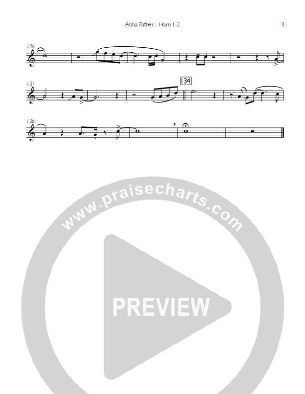 Abba Father French Horn 1/2 (Concord Worship)