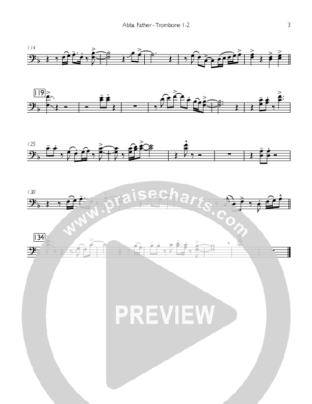 Abba Father Trombone 1/2 (Concord Worship)