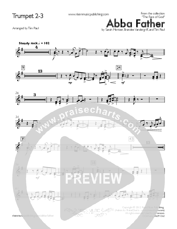 Abba Father Trumpet 2/3 (Concord Worship)