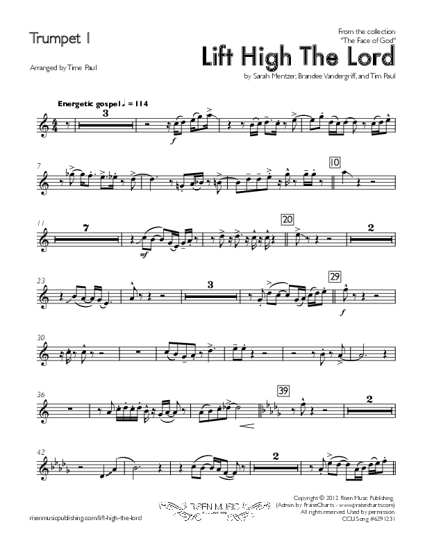 Lift High The Lord Trumpet 1 (Concord Worship)