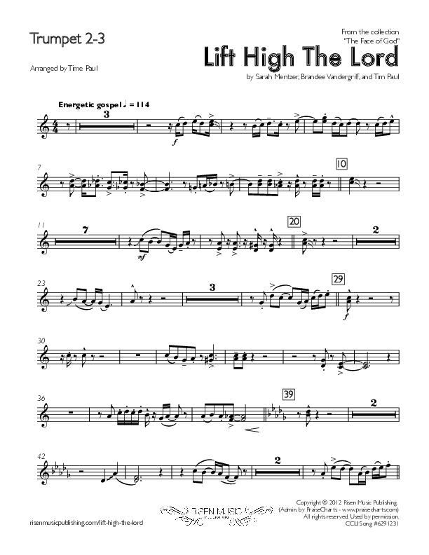 Lift High The Lord Trumpet 2/3 (Concord Worship)