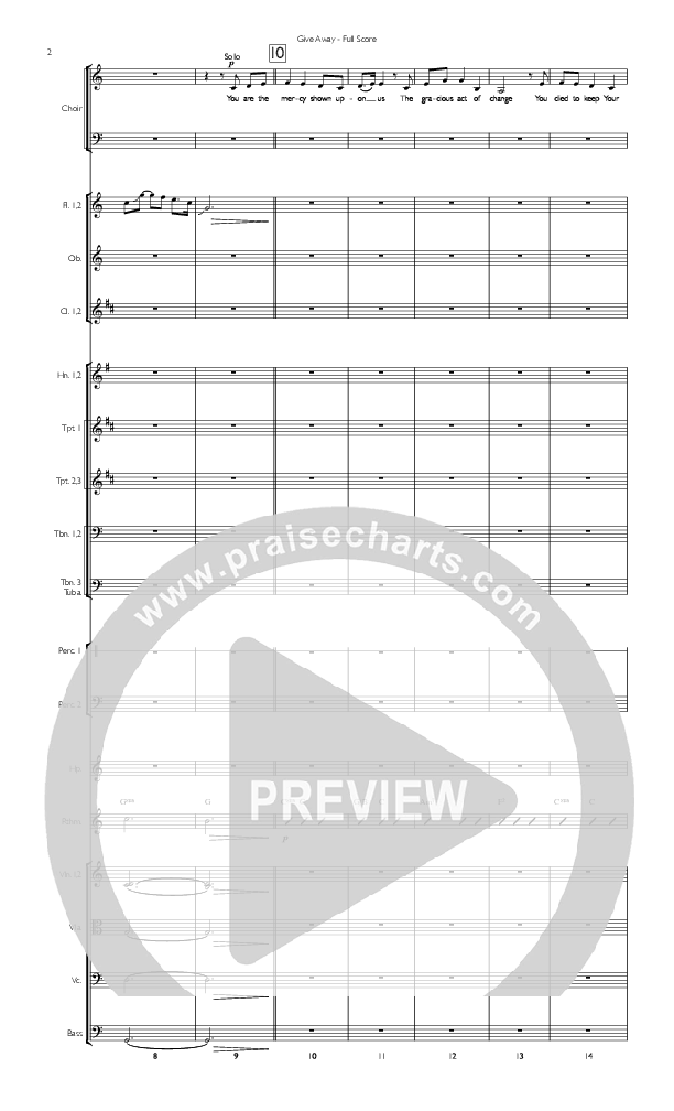 Give Away Orchestration (Concord Worship)