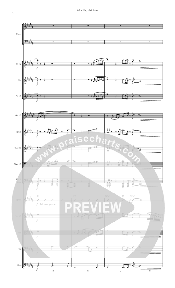 In That Day Conductor's Score (Concord Worship)
