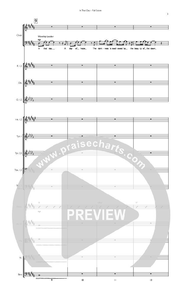 In That Day Conductor's Score (Concord Worship)