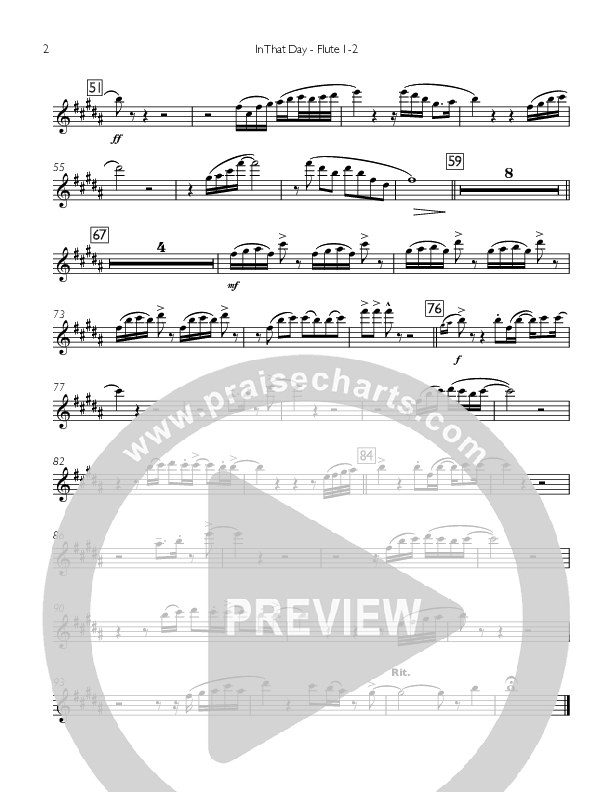 In That Day Flute 1/2 (Concord Worship)