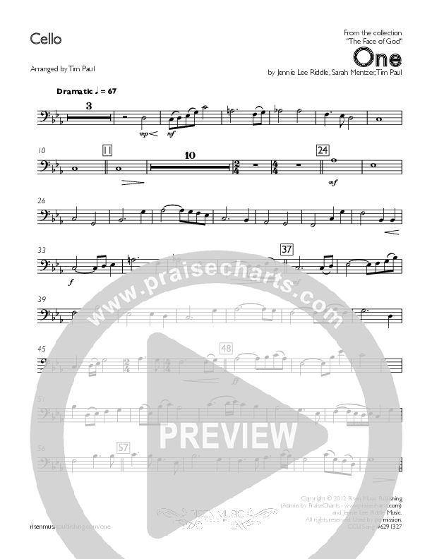 One Cello (Concord Worship)