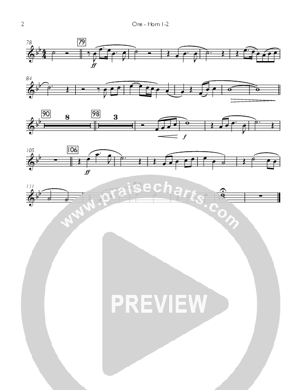 One French Horn 1/2 (Concord Worship)