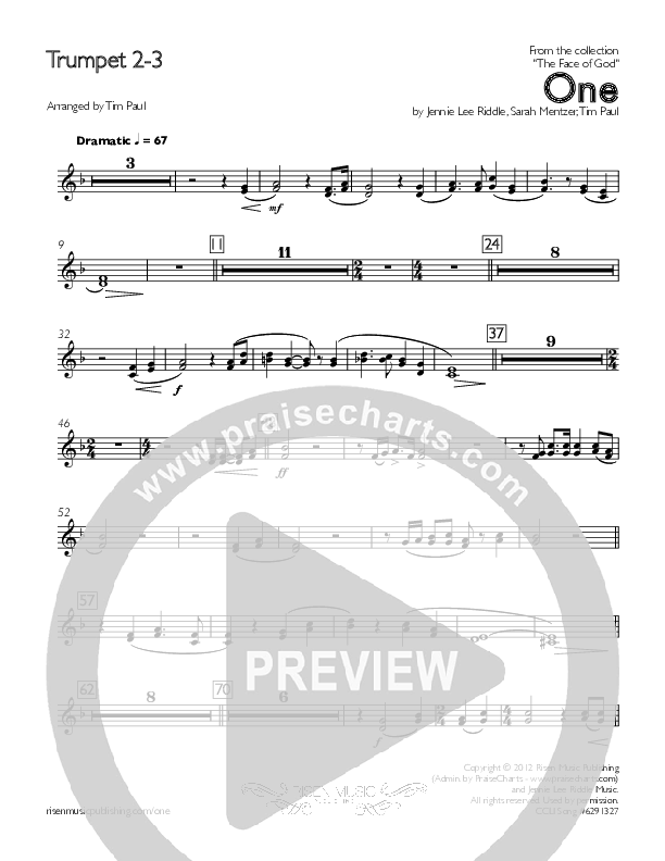 One Trumpet 2/3 (Concord Worship)