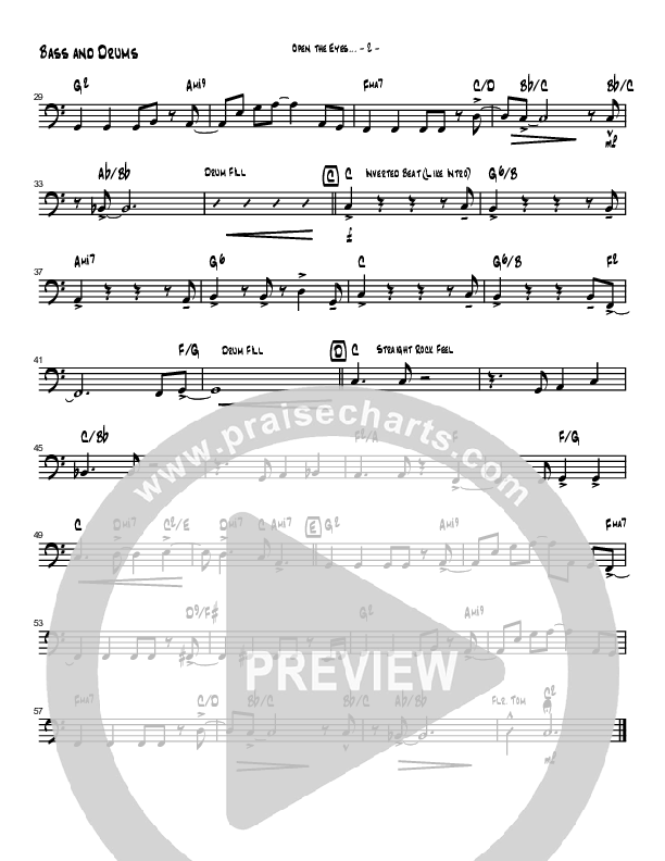 Open The Eyes Of My Heart (Instrumental) Bass Guitar (Brad Henderson)