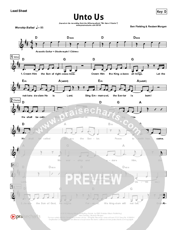 Unto Us Lead (SAT) (Hillsong Worship)