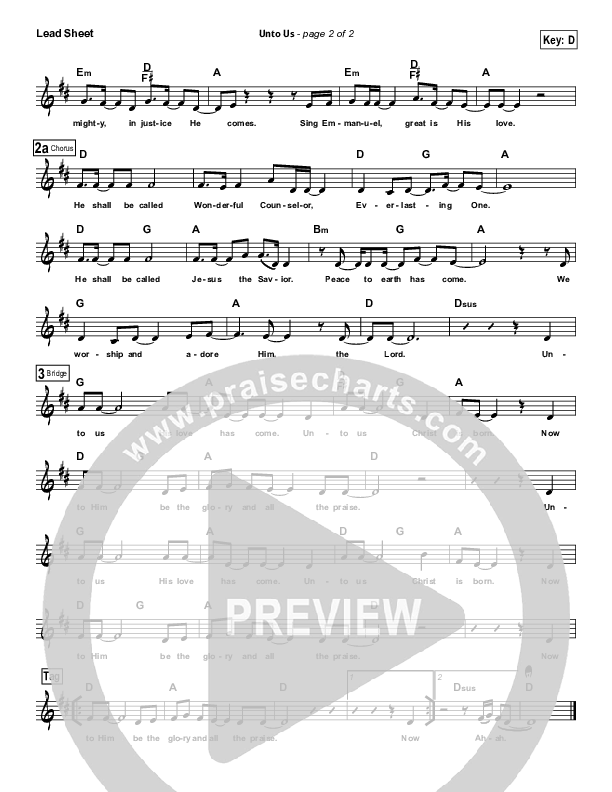 Unto Us Lead (SAT) (Hillsong Worship)