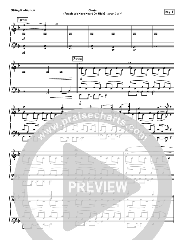 Gloria (Angels We Have Heard On High) String Pack (Hillsong Worship)