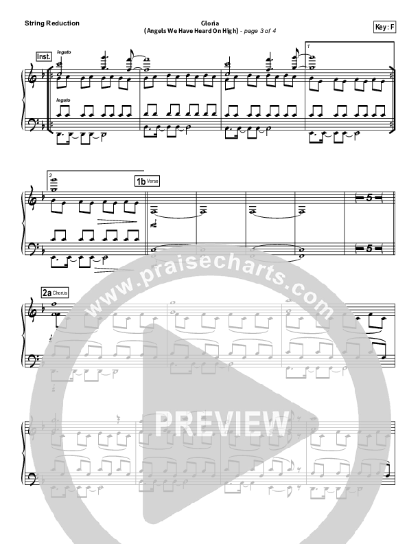 Gloria (Angels We Have Heard On High) String Pack (Hillsong Worship)