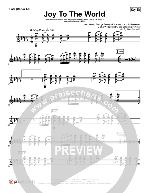 Joy To The World Wind Pack (Lincoln Brewster)