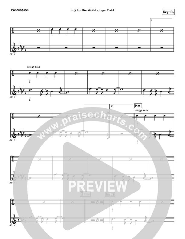 Joy To The World Percussion (Lincoln Brewster)