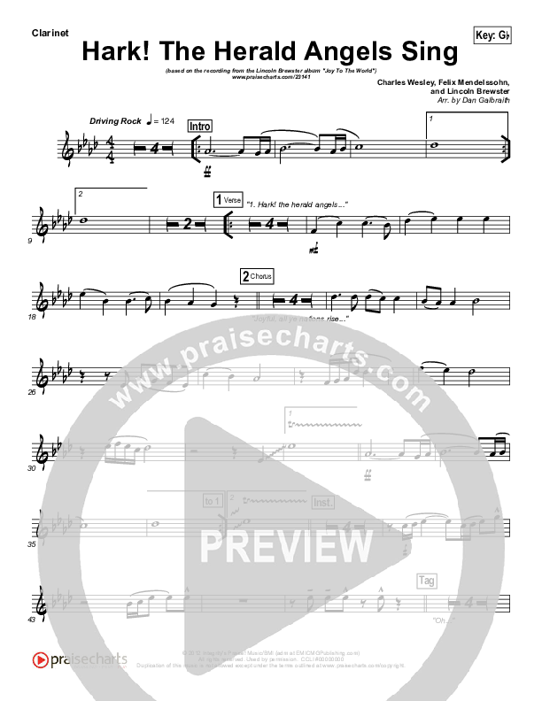 Hark The Herald Angels Sing Wind Pack (Lincoln Brewster)