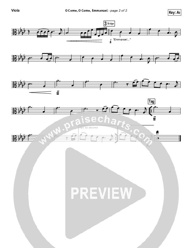 O Come O Come Emmanuel Viola (Lincoln Brewster)