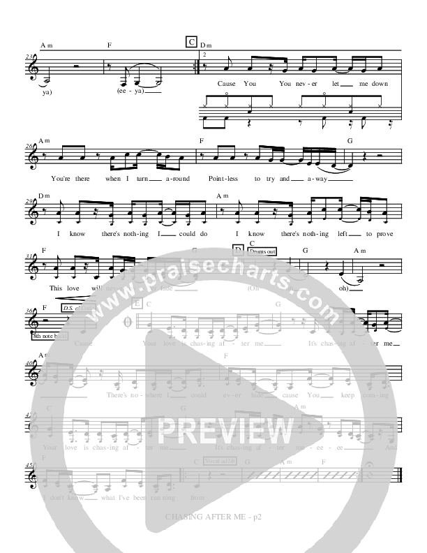 Chasing After Me Lead Sheet (Jon Bauer)