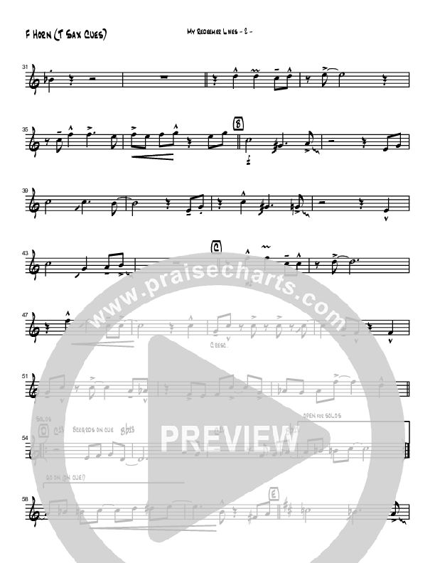 My Redeemer Lives (Instrumental) French Horn (Brad Henderson)