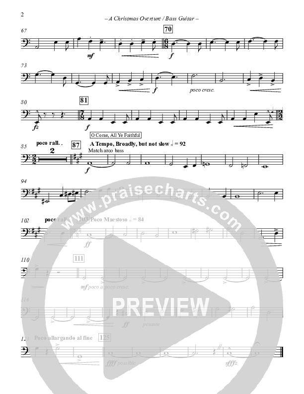 A Christmas Overture (Instrumental) Bass Guitar (Paul Campbell)