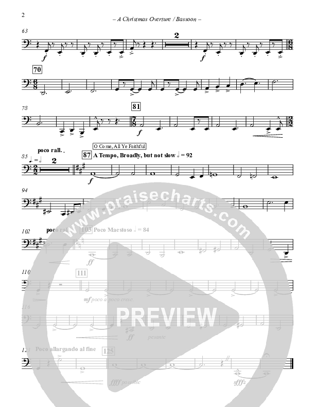 A Christmas Overture (Instrumental) Bassoon (Paul Campbell)