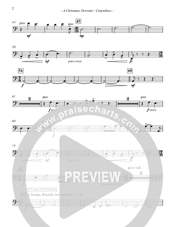 A Christmas Overture (Instrumental) Contrabass (Paul Campbell)