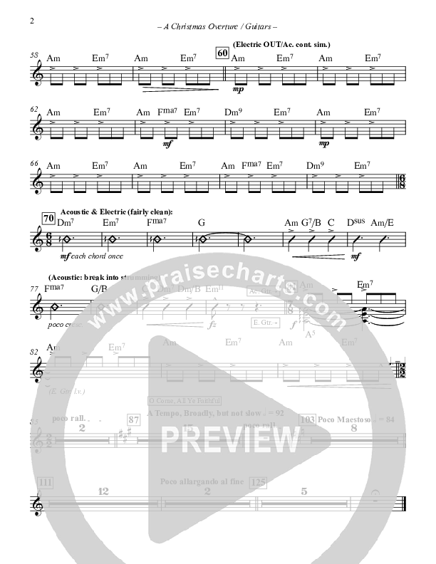 A Christmas Overture (Instrumental) Guitar (Paul Campbell)