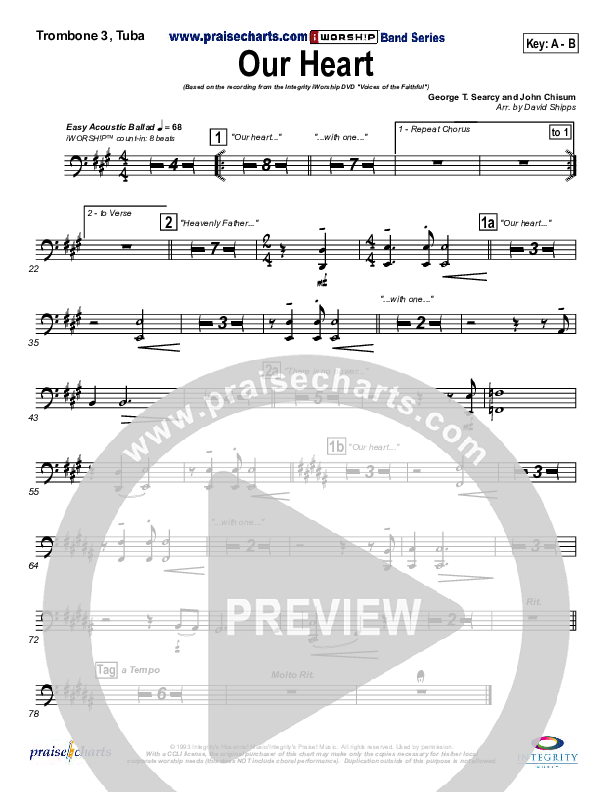 Our Heart Trombone 3/Tuba (Travis Cottrell)