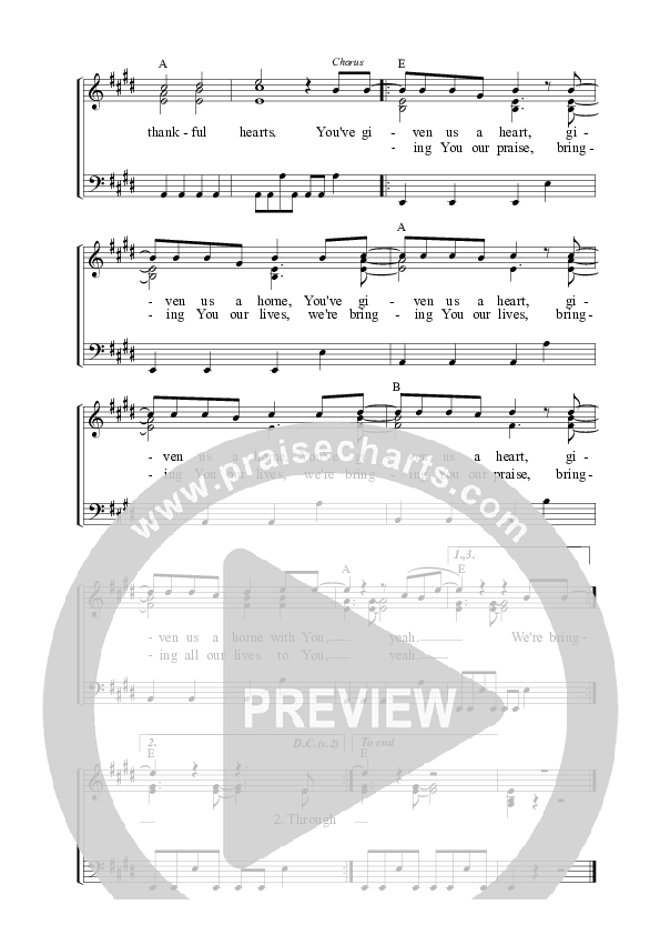 Praise Like Fireworks Piano/Vocal (Rend Collective)