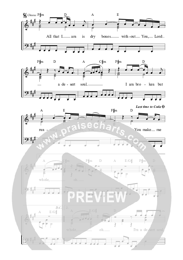 Desert Soul Piano/Vocal (Rend Collective)