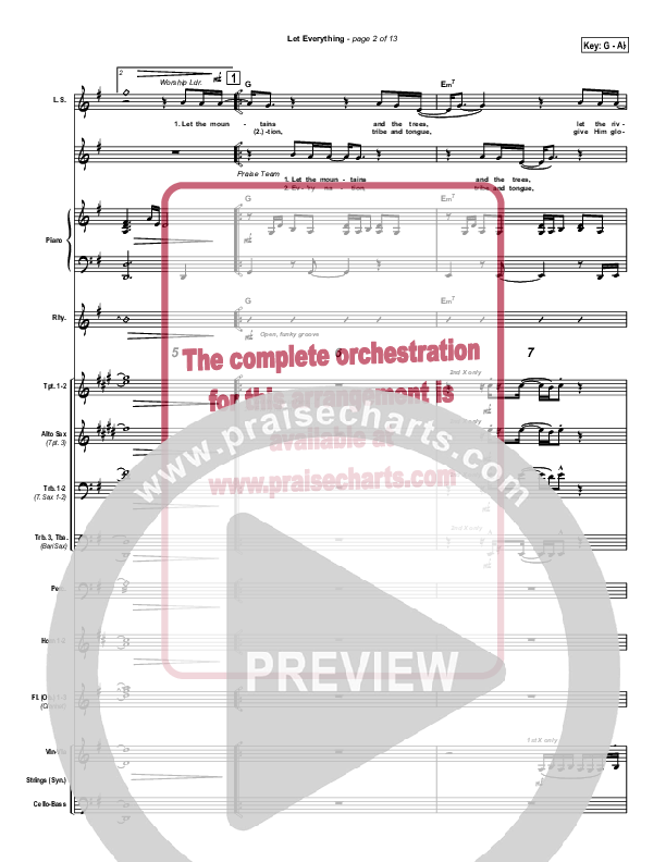 Let Everything Conductor's Score (Geron Davis)