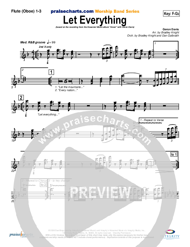 Let Everything Flute/Oboe 1/2/3 (Geron Davis)