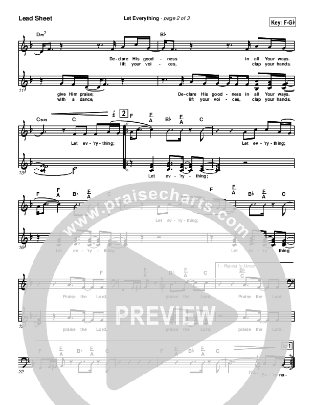 Let Everything Lead Sheet (Geron Davis)