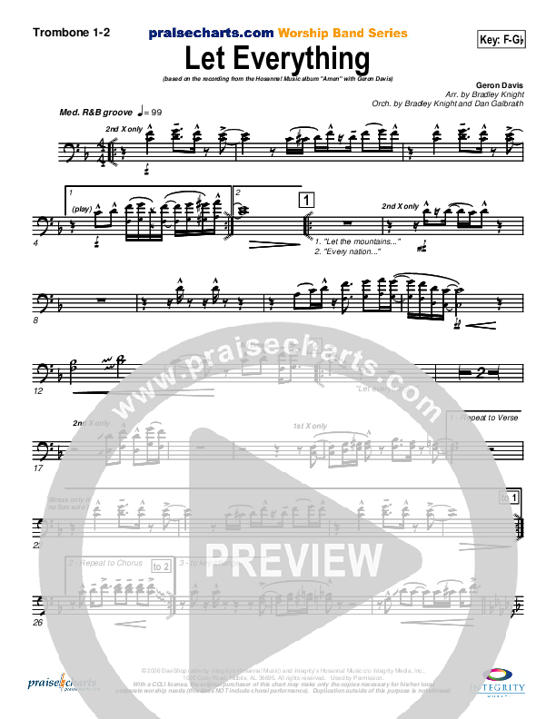 Let Everything Trombone 1/2 (Geron Davis)