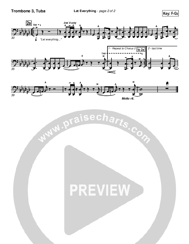 Let Everything Trombone 3/Tuba (Geron Davis)