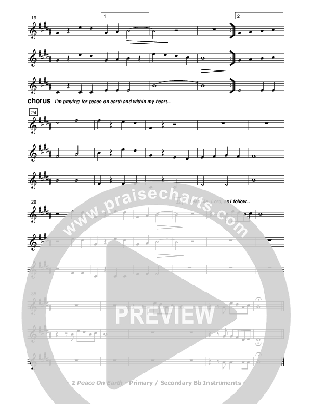 Peace On Earth Bb Instruments (Don Chapman)