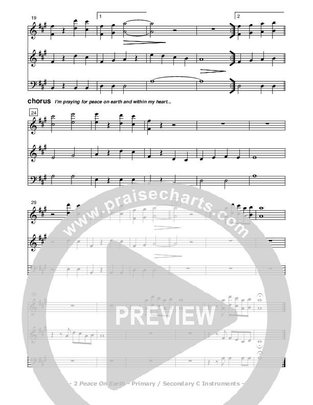 Peace On Earth C Instruments (Don Chapman)