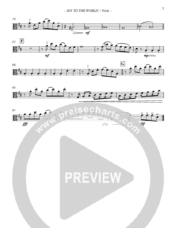Joy To The World Viola (Paul Campbell)