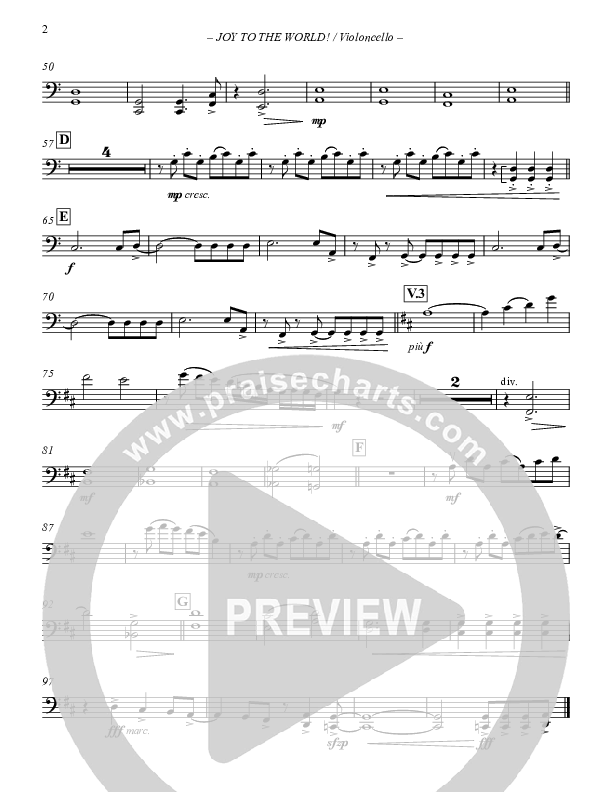 Joy To The World Violincello (Paul Campbell)