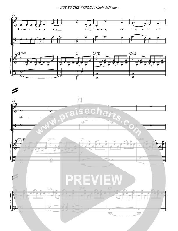 Joy To The World Piano/Vocal (Paul Campbell)