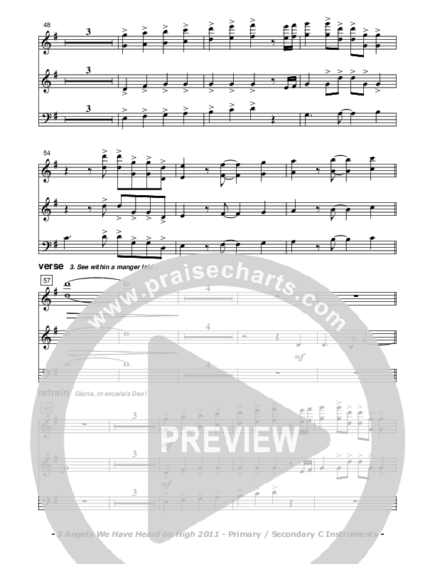 Angels We Have Heard On High C Instruments (Don Chapman)