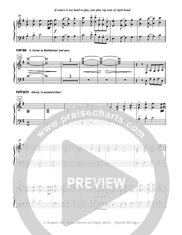 Angels We Have Heard On High Synth Strings (Don Chapman)