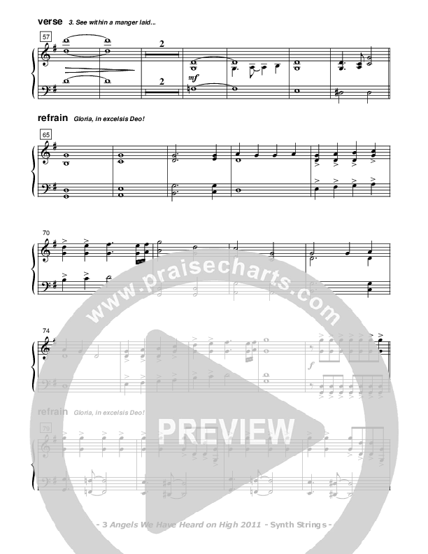 Angels We Have Heard On High Synth Strings (Don Chapman)