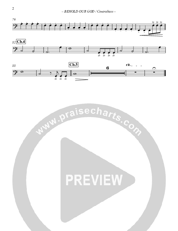 Behold Our God Contrabass (Sovereign Grace / The Village Church)