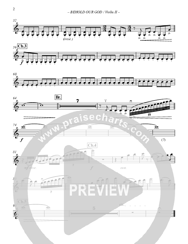 Behold Our God Violin 2 (Sovereign Grace / The Village Church)