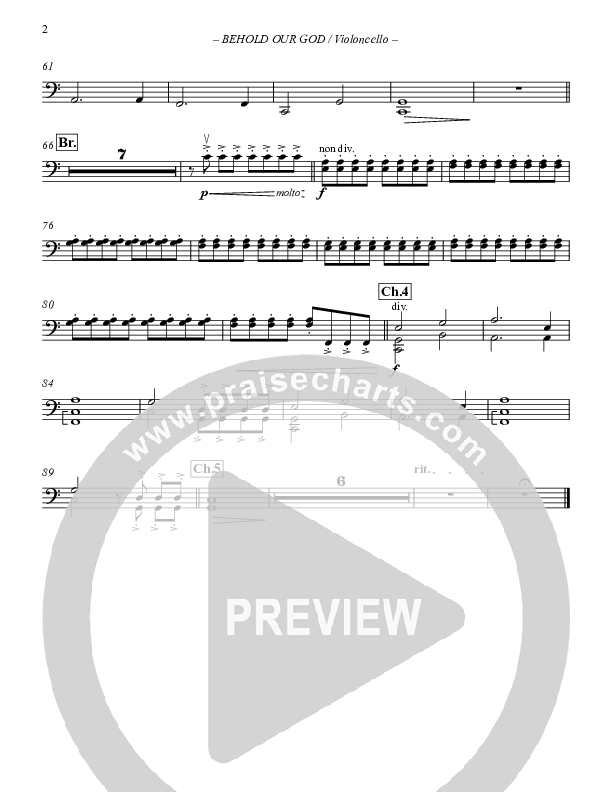 Behold Our God Violincello (Sovereign Grace / The Village Church)